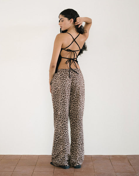 Image of Lirura Trousers in Rar Leopard Sandstorm