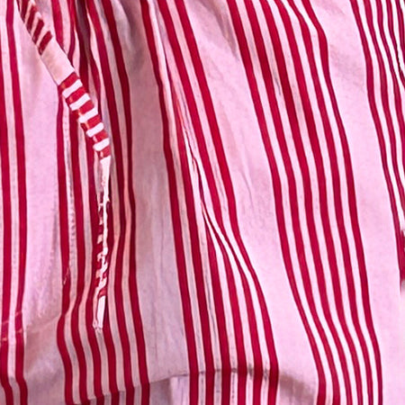 Lirura Trouser in Vertical Red Stripe