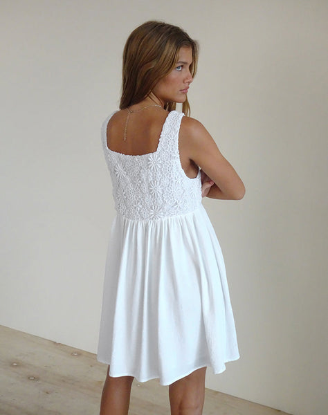 Image of Liselotte Mini Dress in Ivory