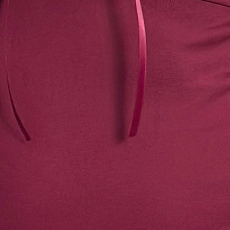 Livina Top in Slinky Jersey Burgundy with Lace