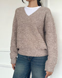 Image of Loka Oversized Jumper in Almond