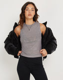 image of Lorde Vest Top in Mesh Grey