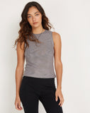 image of Lorde Vest Top in Mesh Grey