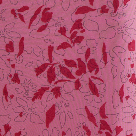 Alfreda Maxi Skirt in Stencil Flower Pink