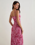 Image of Lotus Cami Top in Stencil Flower Pink