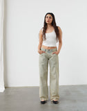 Image of Low Rise Parallel Jeans in Desert Sand Wash