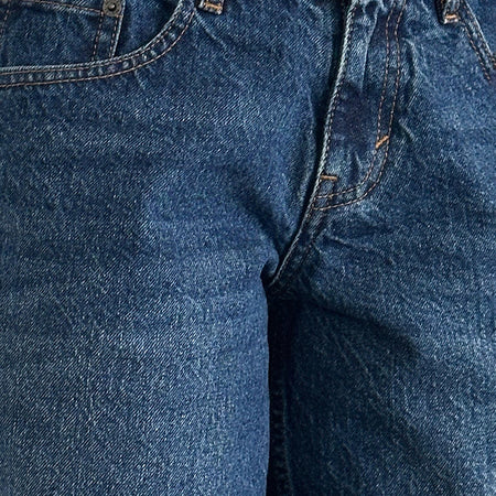 Roomy Low Rise Jorts in Mid Blue Used