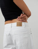 Image of Low Rise Roomy Jeans in True White