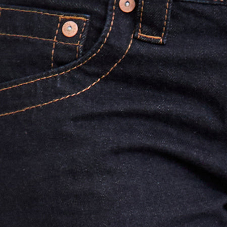 Low Rise Twisted Seam Jeans in Rinse