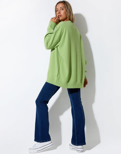 IMAGE OF Lulees Jumper in Lime Fruity