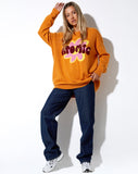 image of Lulees Jumper in Orange Atomic