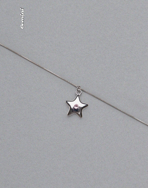 Image of Luna Necklance Pink Star