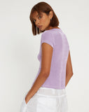 image of Maha Cutout Top in Lavender