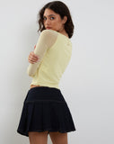 Image of Mahira Long Sleeve Top in Lemon