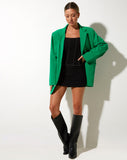 image of Maiwa Blazer in Tailoring Green