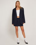 Image of Lolana Mini Wrap Skort in Tailoring Navy