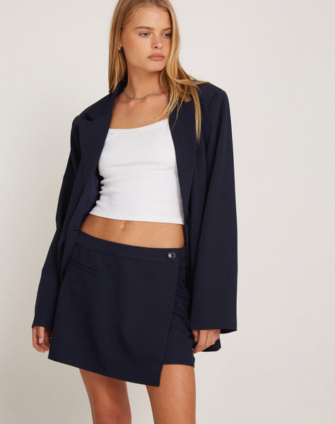 image of Maiwa Blazer in Tailoring Navy