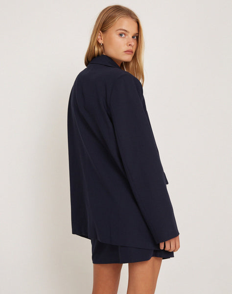 image of Maiwa Blazer in Tailoring Navy