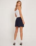 Image of Lolana Mini Wrap Skort in Tailoring Navy