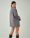 IMAGE OF Maiwa Blazer in Tailoring Charcoal