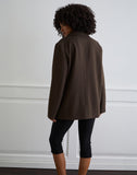 Image of Maiwa Textured Tailoring Blazer in Brown