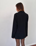 Image of Malana Slim Fit Blazer in Tailoring Black