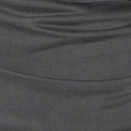 Malora Cowl Mini Dress in Charcoal