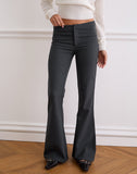 Image of Malvinas Trouser in Tailoring Grey Stripe