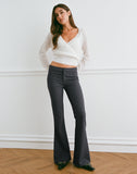 Image of Malvinas Trouser in Tailoring Grey Stripe