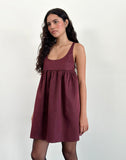 Image of Marona Dress in Dark Berry