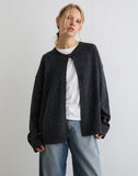 Image of Maureen Cardigan in Dark Grey