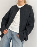 Image of Maureen Cardigan in Dark Grey