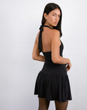 Image of Mercer Drop Waist Mini Dress in Black