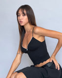 Image of Mia Ballet Cami Top in Black