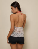 Image of Micha Halter Top in Ditsy Floral Ivory