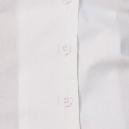 Mikanu Halterneck Button Down Blouse in Poplin White