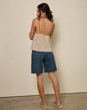 Image of Milota Cami Top in Brown Check