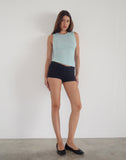 Image of Mohala Top in Bubble Knit Light Blue