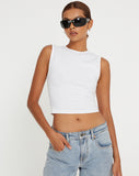 image of Monlo Vest Top in White