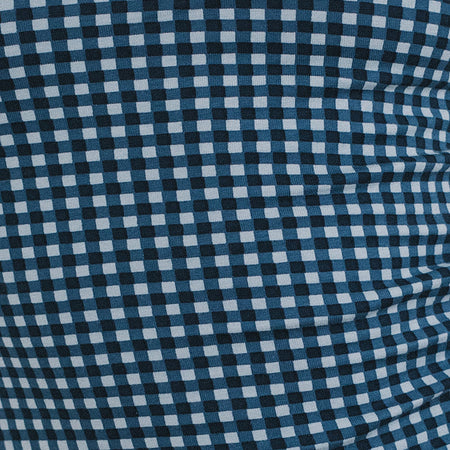 Monsela Top in Mini Gingham Dark Blue