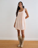 Image of Musta Sleeveless Mini Dress in Scallop Shell