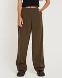 image of Sakaria Wide Leg Trouser in Truffle