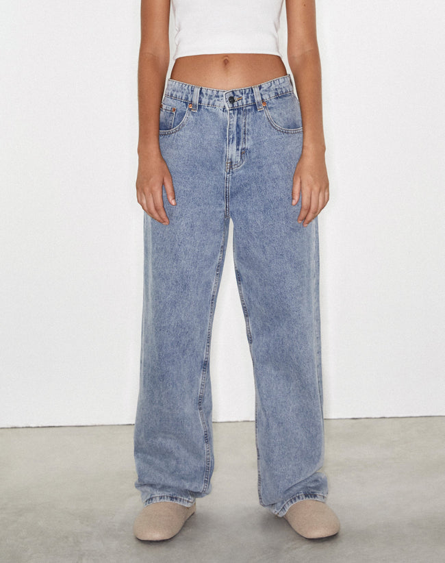 image of Parallel Jean in Light Wash Denim