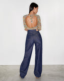 image of Parallel Jeans in Rinse Blue Wash