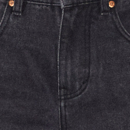 Roomy Extra Wide Low Rise Jeans in Black Wash