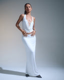 Image of Rim Jersey Maxi Skirt in Ivory