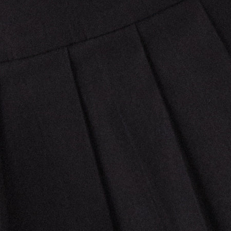 MOTEL X OLIVIA NEILL Casini Pleated Micro Skirt in Tailoring Black