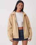 Image of MOTEL X OLIVIA NEILL Cavita Jacket in Tan