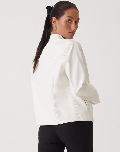 image of MOTEL X OLIVIA NEILL Olivia Jacket in PU White