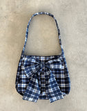 Image of Nagi Bag in Tartan Dark Blue